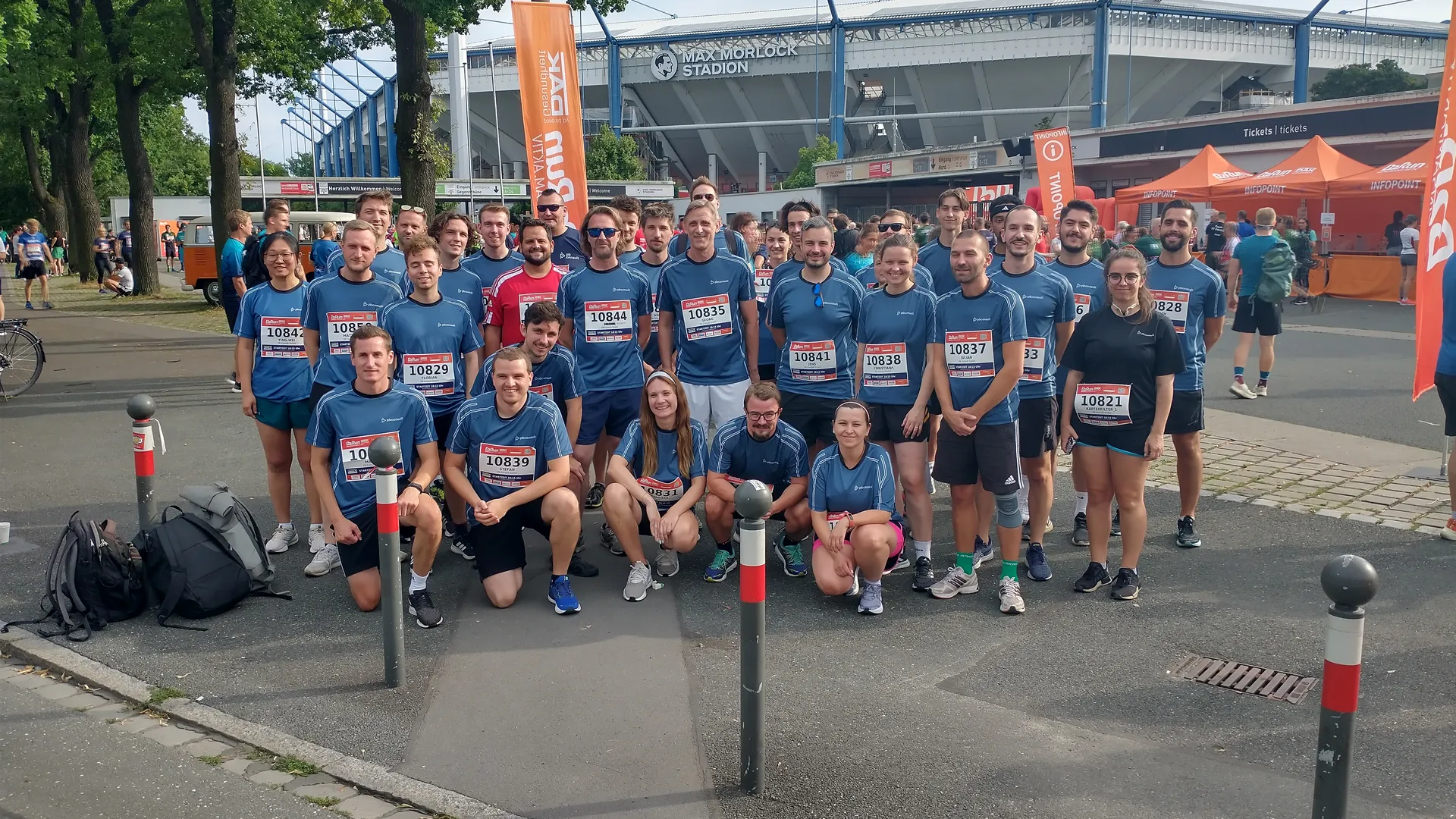 Unser Team beim B2Run 2024