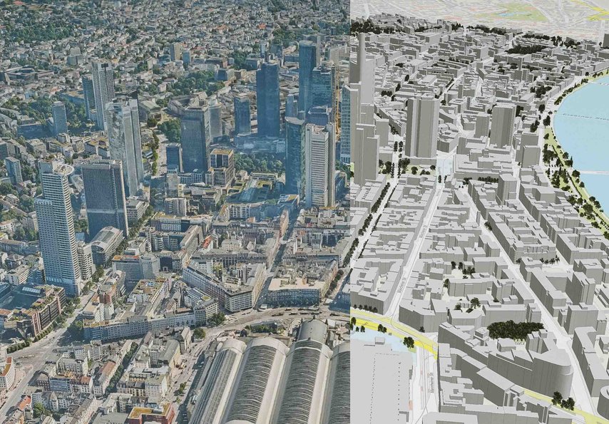 Pedestrian traffic strategy Frankfurt am Main