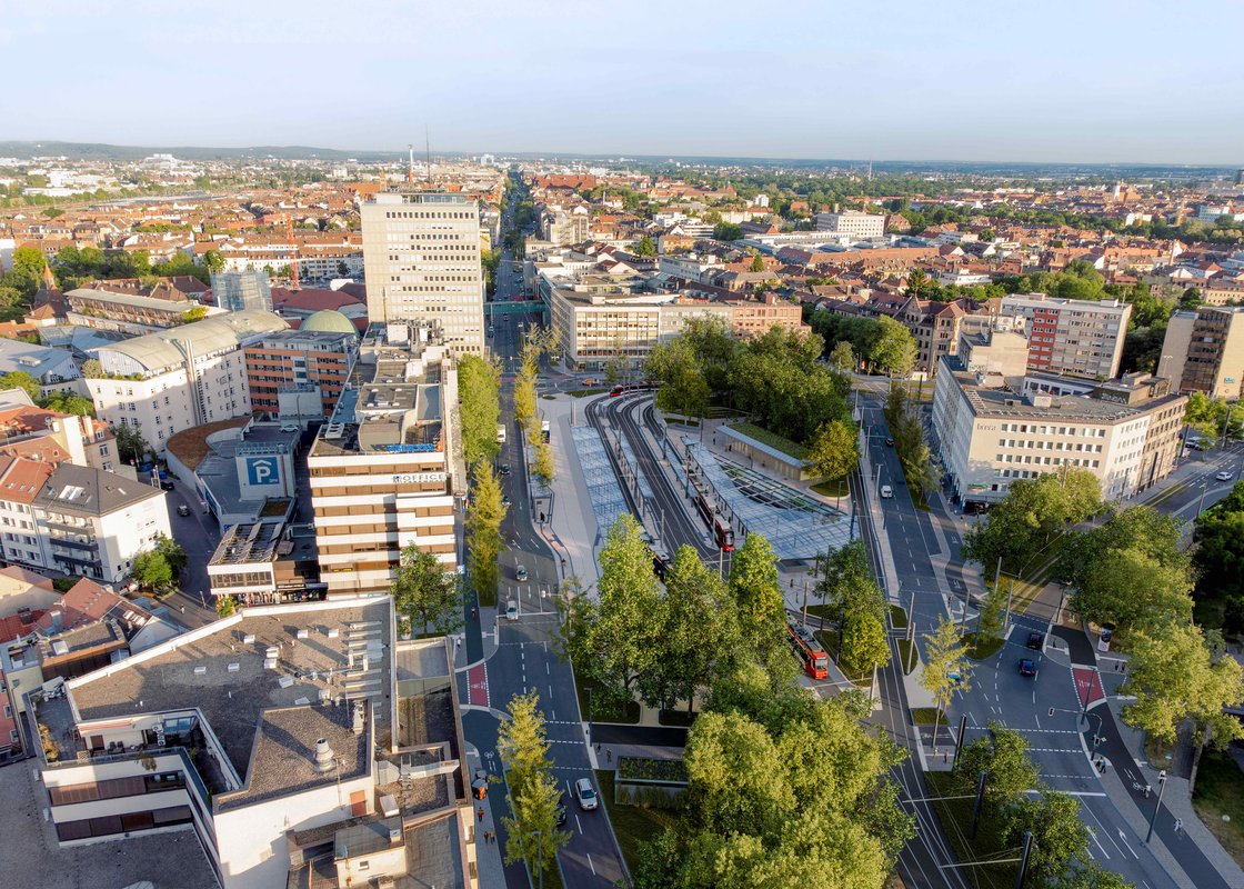 Nürnberger Stadtrat macht Weg frei für grüne Neugestaltung des Plärrers