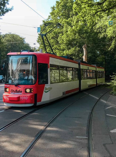 Straßenbahnwendeschleife Tiergarten Nürnberg