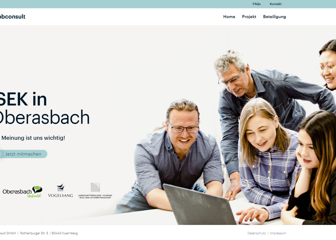 Onlineplattform für aktive Bürgerbeteiligung in Oberasbach gestartet